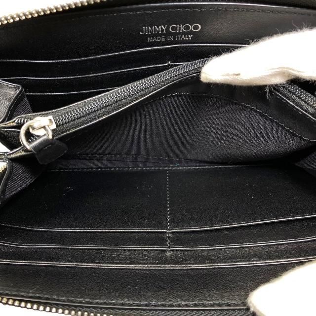 Jimmy Choo ジミーチュウ 長財布 ラウンドファスナー スタッズ