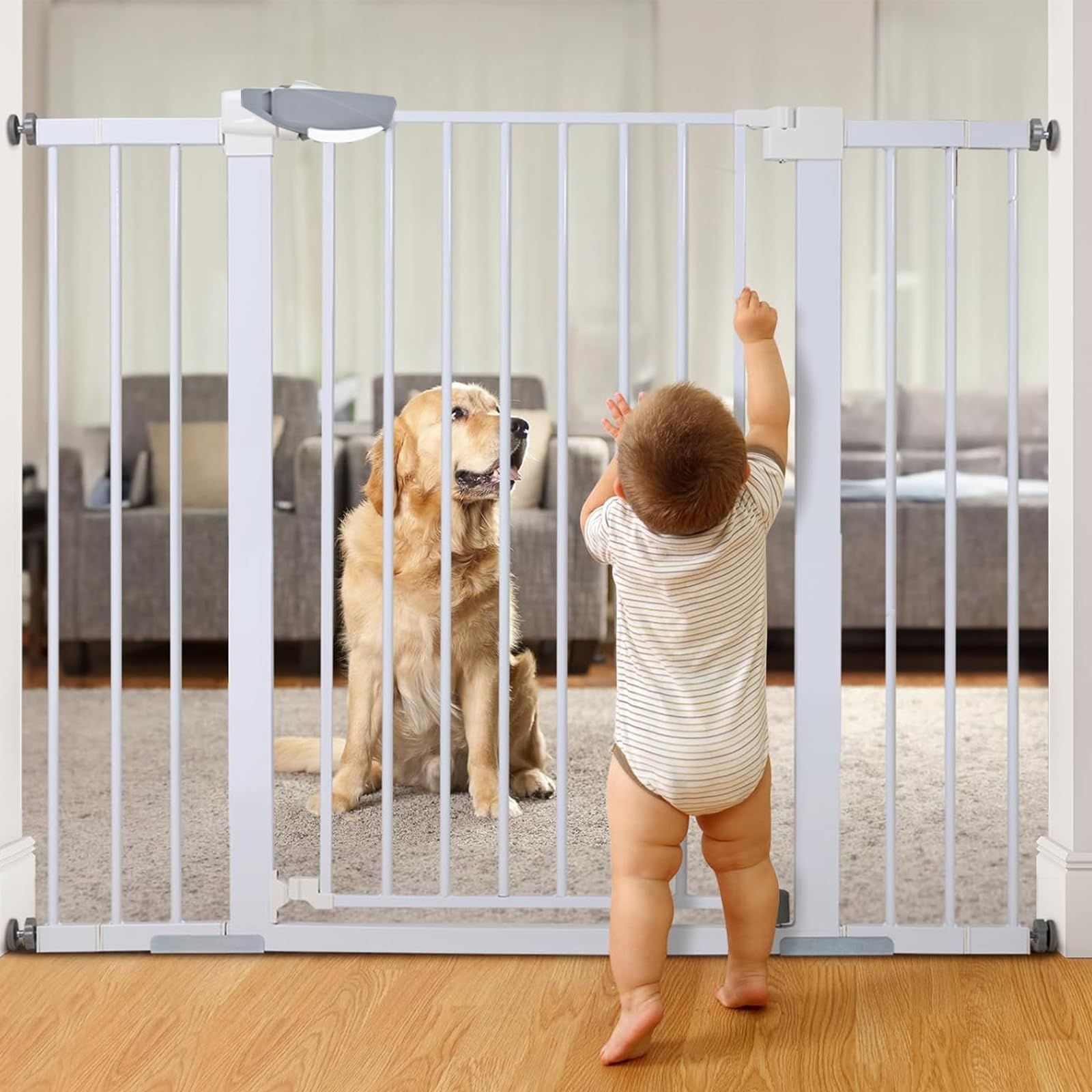 LIFAXIA ペットゲート 170cm ハイタイプ 脱走防止 ペット柵1988