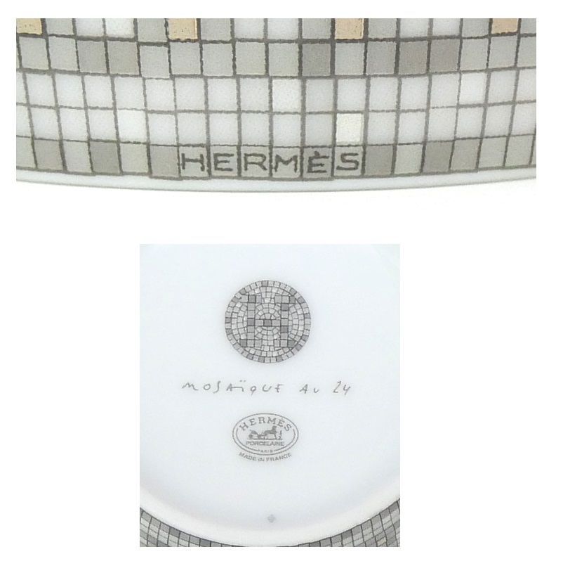 エルメス HERMES モザイク ヴァンキャトル プラチナ キャンドル