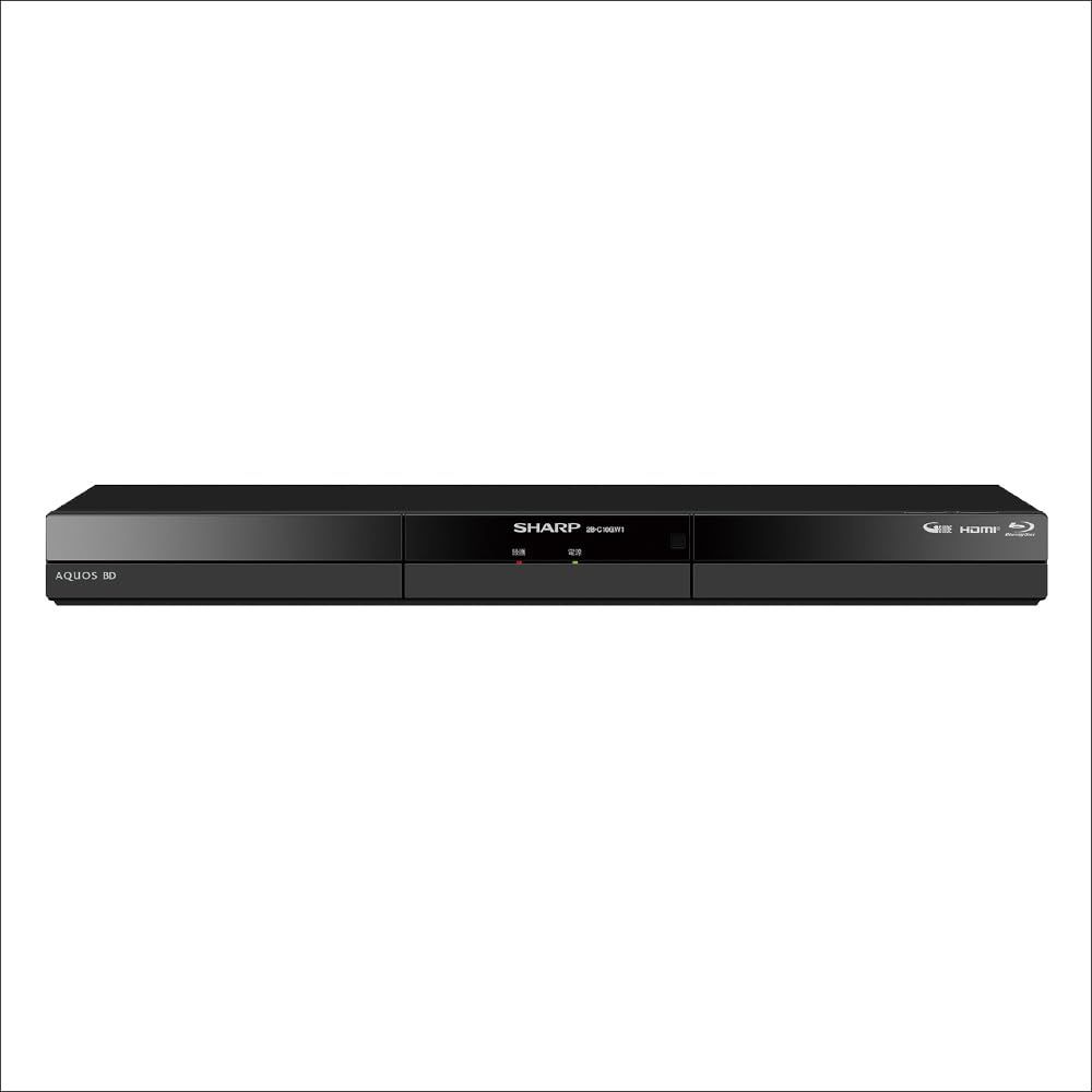 シャープ ブルーレイディスクレコーダー 2B-C10GW1 AQUOS ブルーレイ ダブルチューナー 1TB 地デジ録画 簡単操作 外付けHDD対応 スタンダードモデル