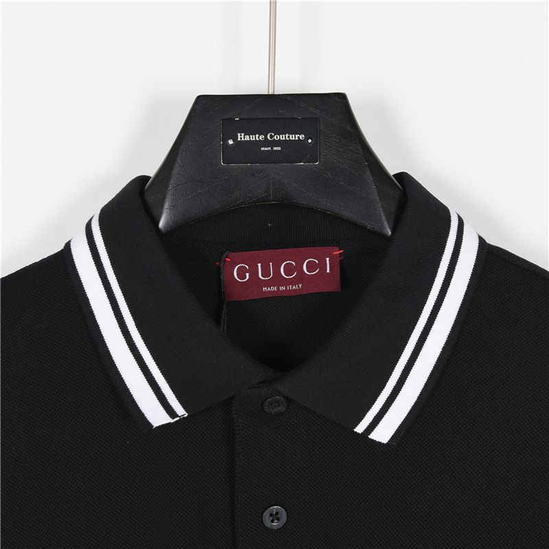 GUCCI グッチ ポロシャツ 刺繍 現行タグ