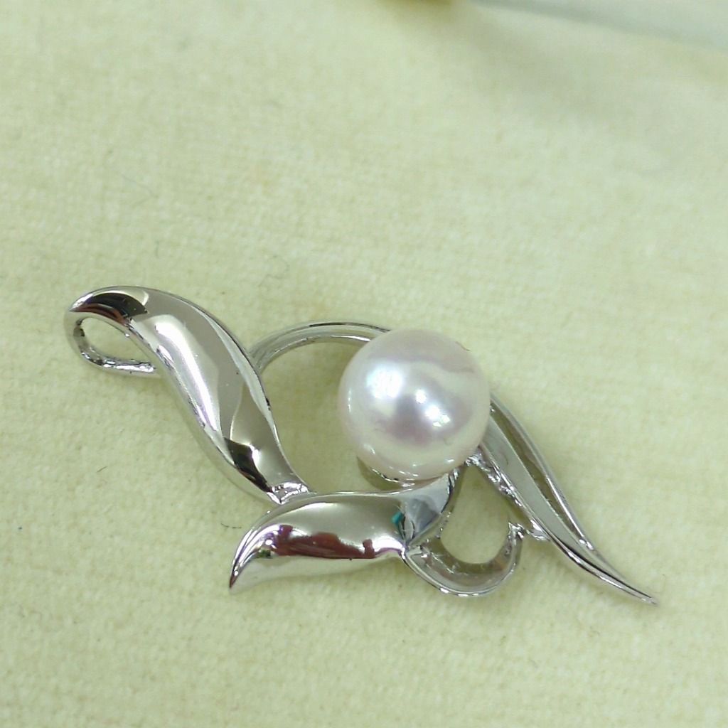 極美品　MIKIMOTO　ミキモト　ペントップ　チャーム　パール約5.9mmSV MIKIMOTO ミキモト バッグモチーフ パール 真珠 ペンダント