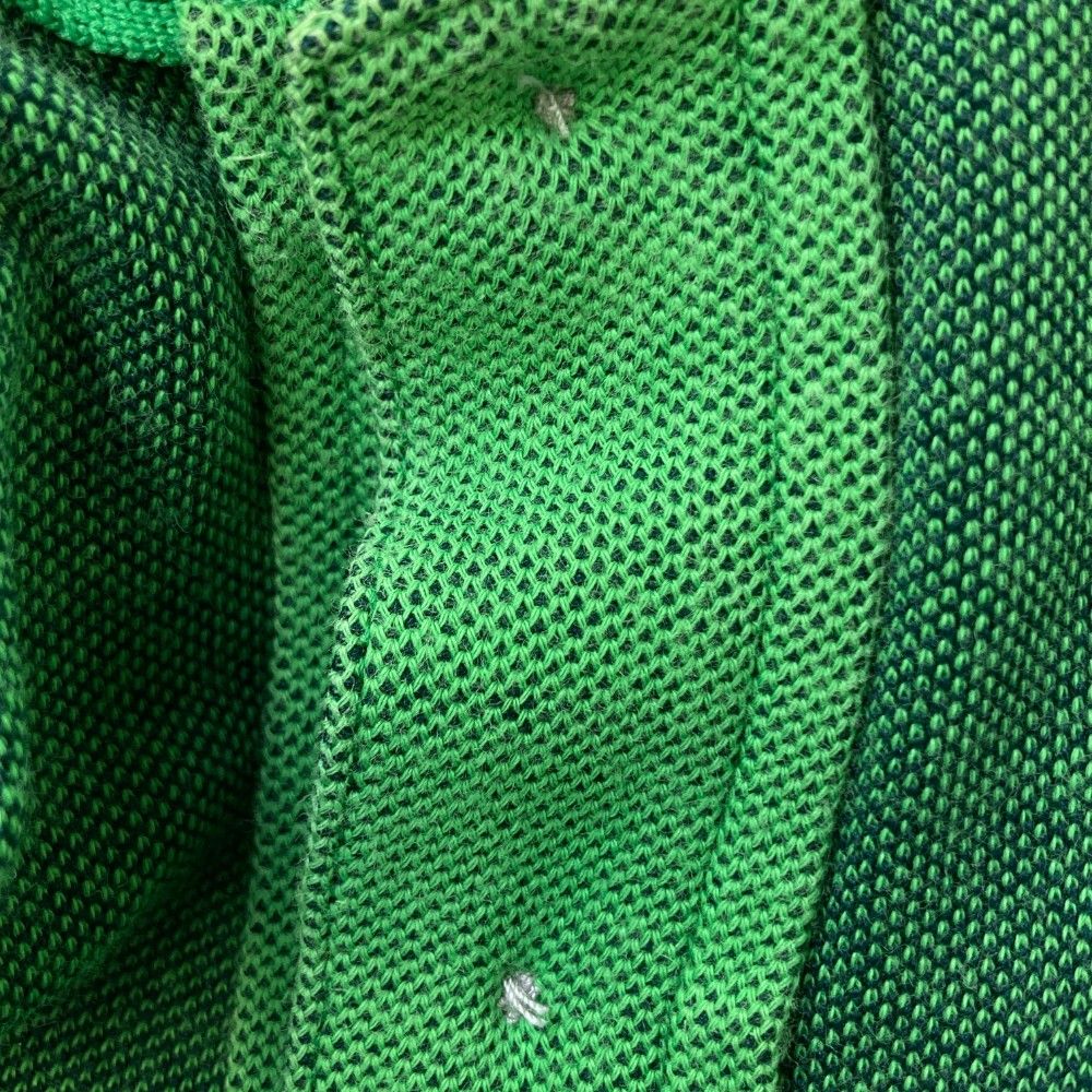 サイズ：M MARK&LONA マークアンドロナ 長袖ポロシャツ グリーン系