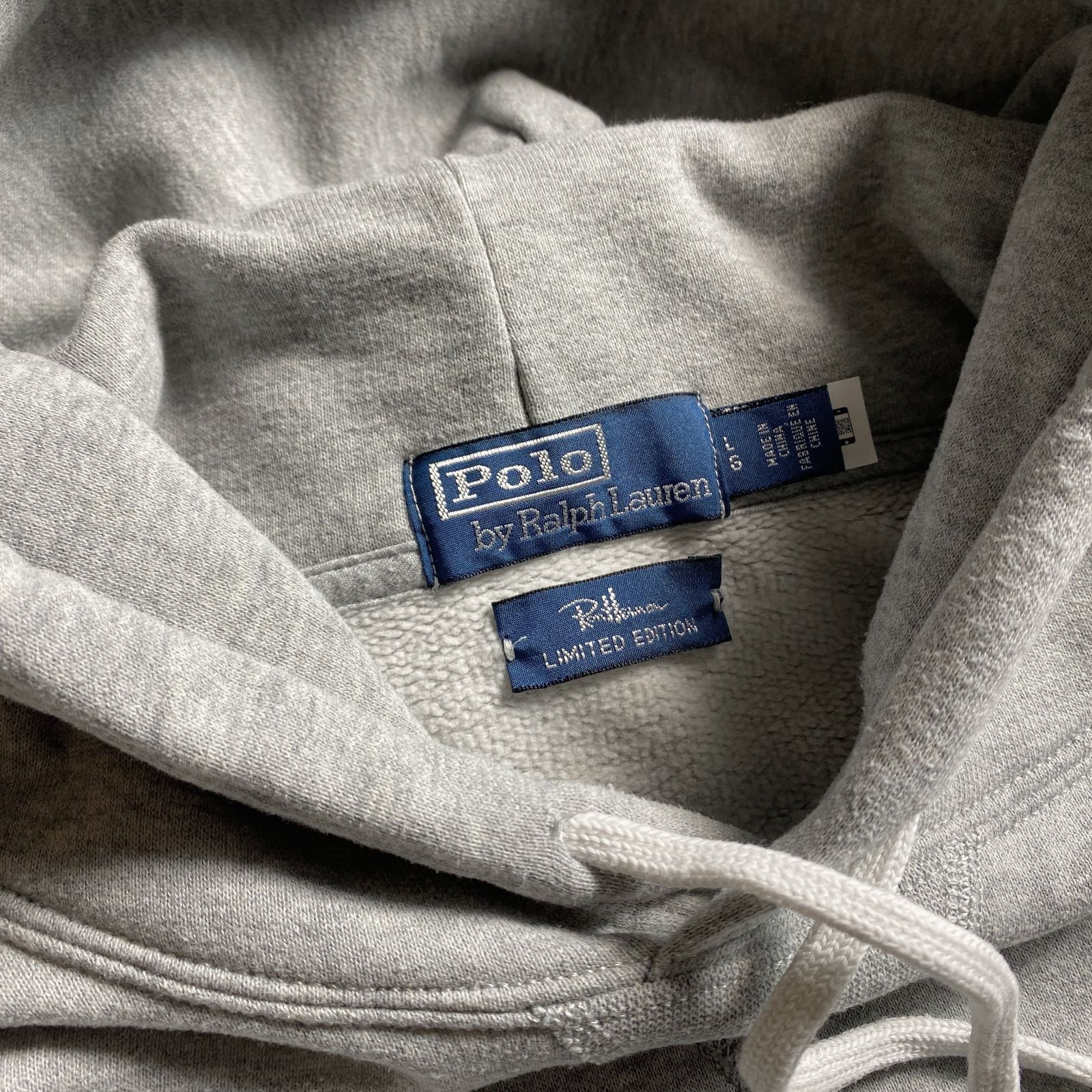 ☆ポロラルフローレン×ロンハーマン別注/貴重Lサイズ/76 ナンバリング フーディー /グレー/ Polo Ralph Lauren for Ron  Herman Sweat Hoodie - メルカリ