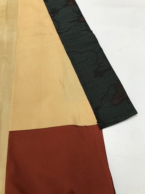 平和屋着物＊夏物 男性 紗紬 霞文 正絹 逸品 AABB0567st 