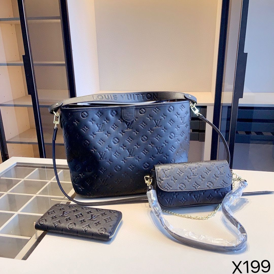 LOUIS VUITTON ショッピングバッグ わきの下バッグ バッグを斜めにします 小銭入れ