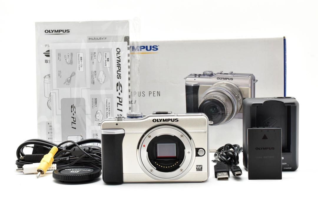 【訳あり】OLYMPUS PEN E-PL1 レンズキット シャンパンゴールド OLYMPUS PEN ミラーレス オリンパス ペン Lite E-PL1 シャンパン