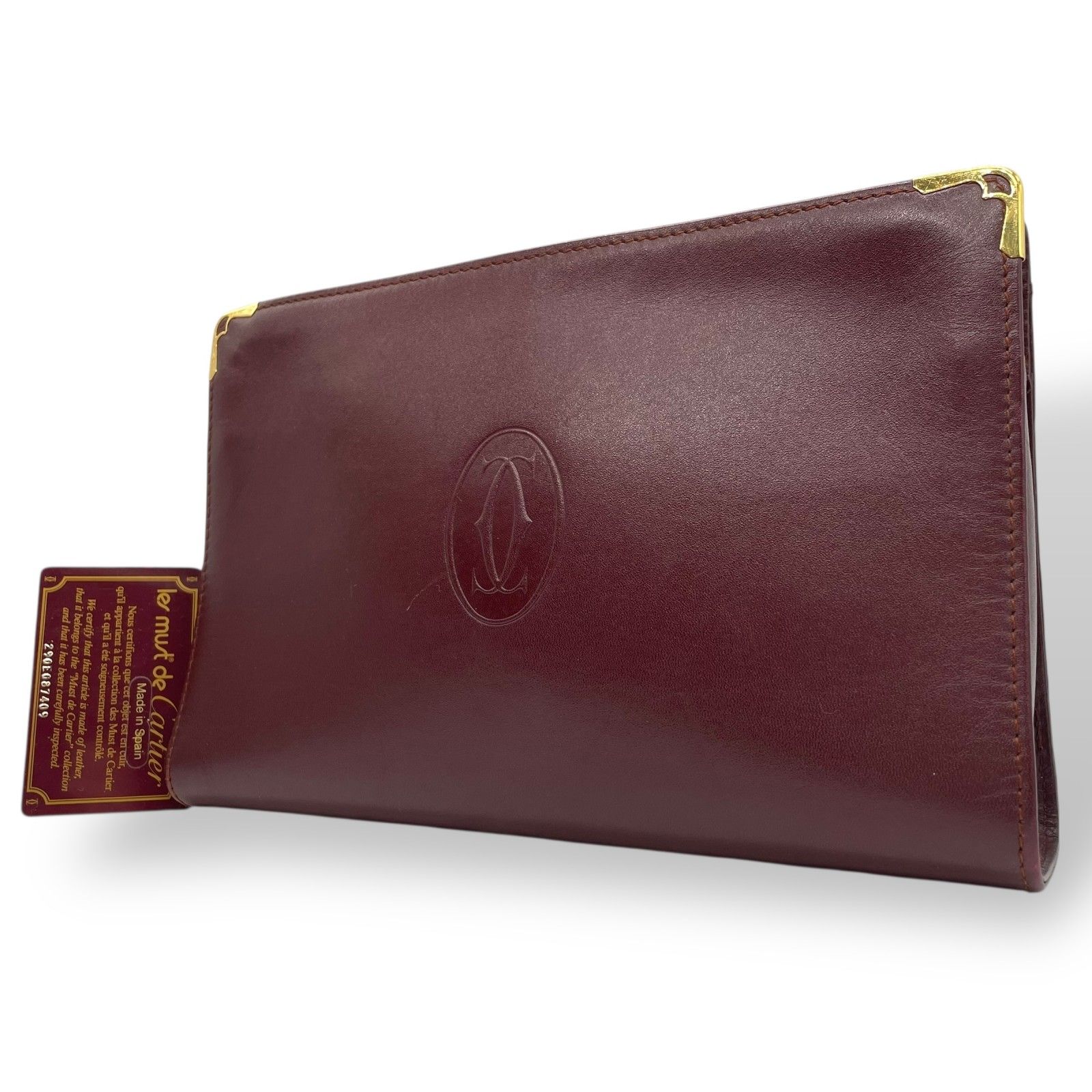 美品 Cartier カルティエ マストライン クラッチバッグ セカンド