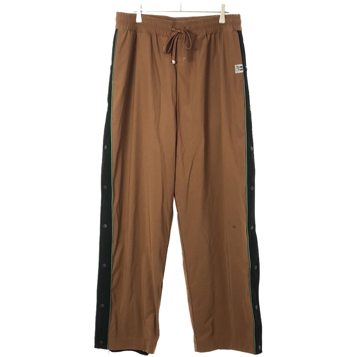 Maison MIHARA YASUHIRO メゾン ミハラヤスヒロ 20AW ドッキングデザイントラックパンツ A05PT602-0 ブラウン 48