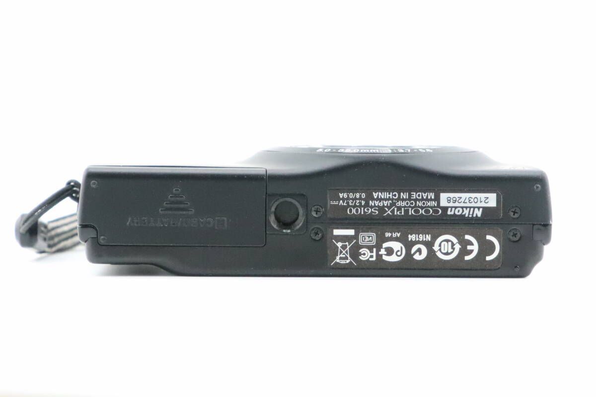 ☆ジャンク品☆ニコン NIKON COOLPIX S6100 ブラック☆ W0952＃3340