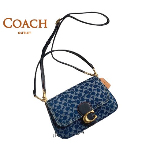 新作 コーチ COACH CA105 SOFT TABBY デニム バッグ ショルダーバッグ  