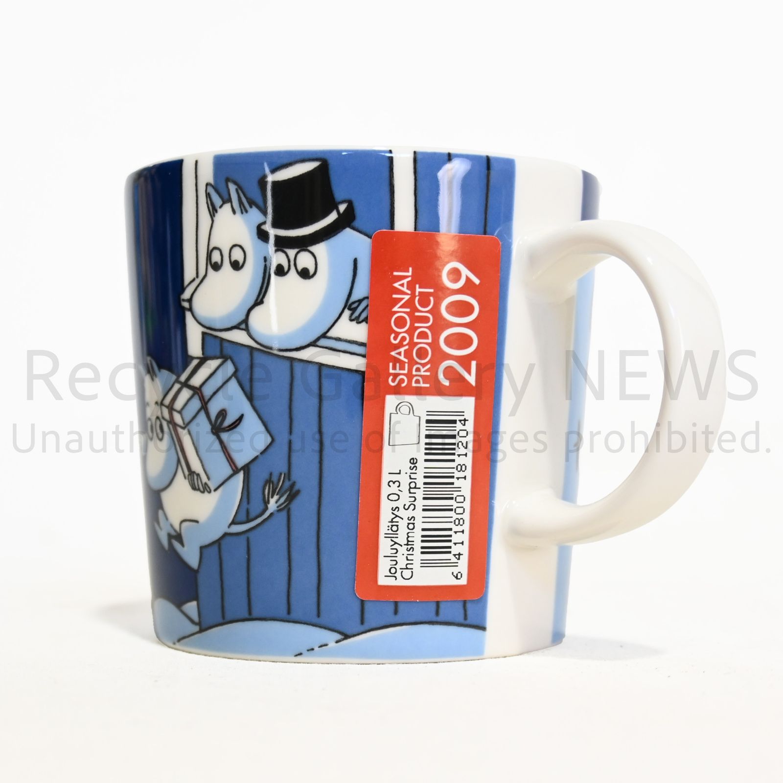 ARABIA Christmas Surprise 2009年冬季限定マグカップ リサイクル ○ ARABIA ムーミン マグ Christmas surprise 2009 冬季限定 廃盤