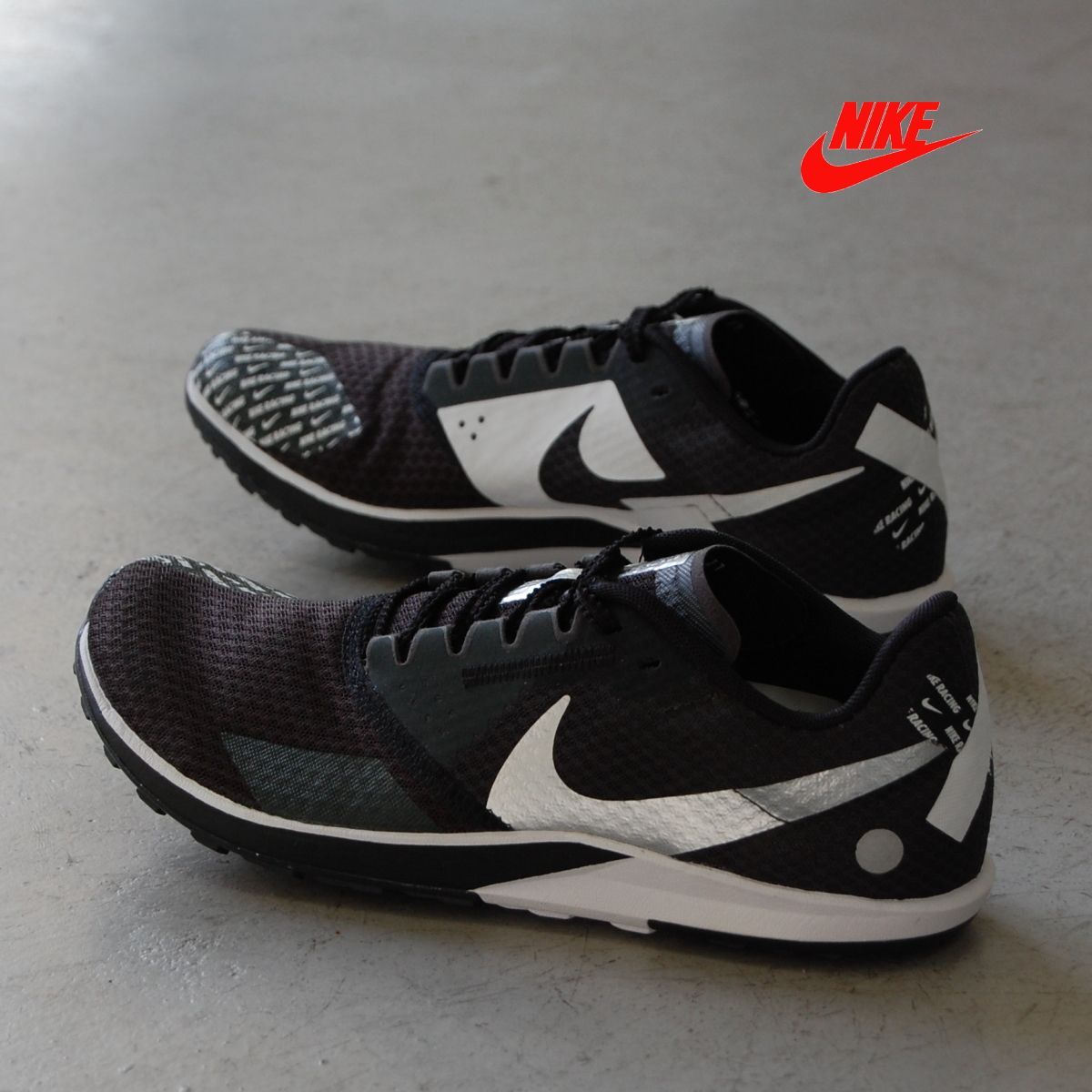NIKE Zoom Rival Waffle 6 Balck|Metallic Silver ナイキ ズーム ライバル ワッフル クロスカントリー ブラック シルバー トラック フィールド スパイク US 海外
