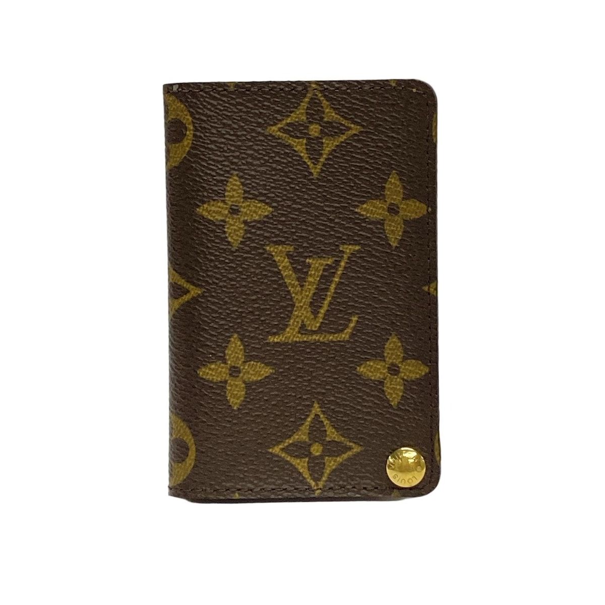 LOUIS VUITTON ルイヴィトン カードケース モノグラム ポルト カルト クレディ プレッシオン M60937 イニシャル刻印