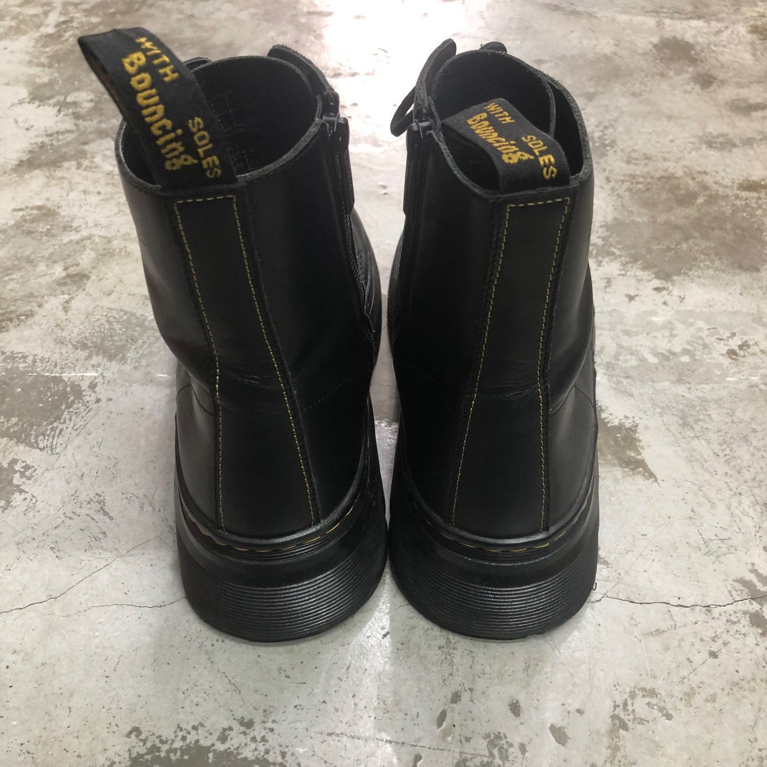 定価78100円 Yohji Yamamoto Dr.Martens TARIAN BOOTS 8ホール レザー ブーツ シューズ ヨウジヤマモト ドクターマーチン 30cm 74326A1