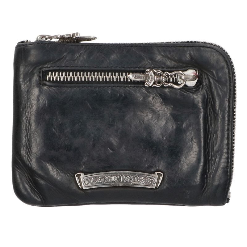 クロムハーツ 2 SIDE ZIP CEM/2サイドジップセメタリー レザー