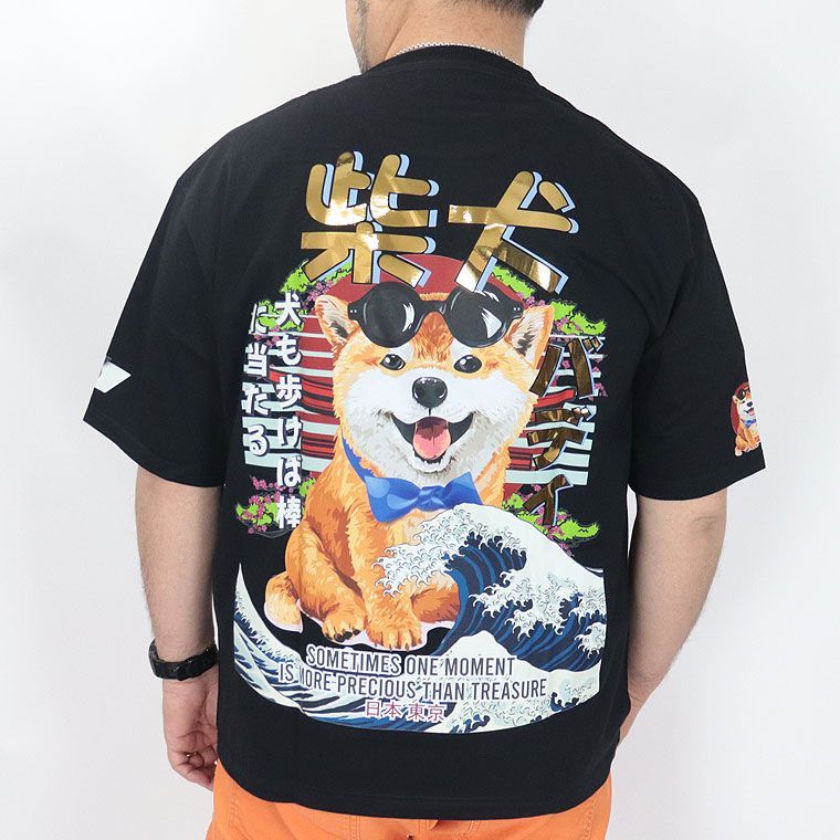 限定品 新品未使用 柴犬柄Tシャツ&柴犬柄ロングパンツ 上下セット Amazon.co.jp: 長袖 メンズ tシャツ 柴犬 いぬ 犬柄 トレーナー