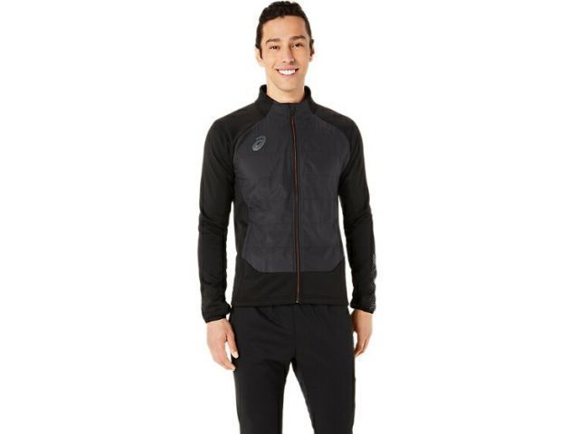asics アシックス XX HYBRID TOP パフォーマンスブラック M 2101A244 1 | スポーツウェア スポーツ 衣類 衣料品 ウエア ウェア 男性 メンズ トップス はっ水 保温 ポケット付き フルジップ 動きやすい 