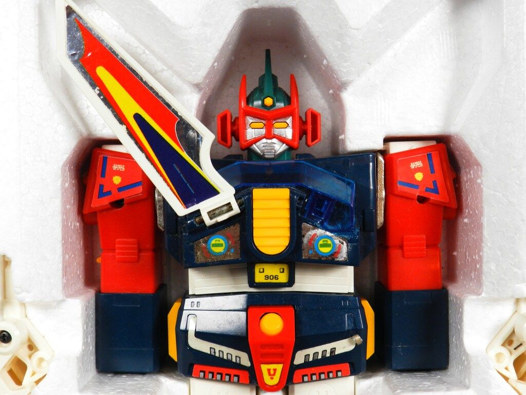 ☆タカトク ブライガー ソフビ 18cm☆ Yahoo!オークション - 80年代当時物タカトク製ソフビ・銀河