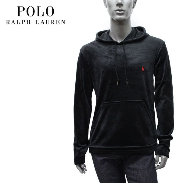 【POLO RALPH LAUREN】　ベロア　パーカー　サイズ　M ポロ ラルフローレン Polo Ralph Lauren ベロア フーディ