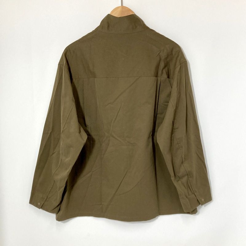 LAMOND ラモンド スタンドスナップジャケット LM-S-076-CT 無地 JACKET 古着 メンズ サイズ3 Mサイズ相当 オリーブ アウター A14750◆