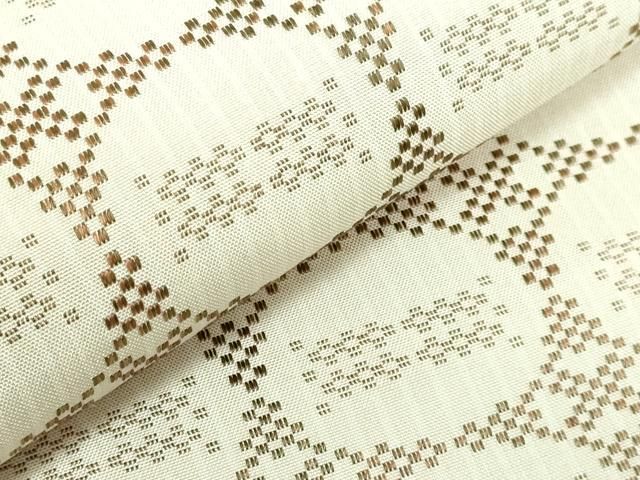 平和屋本店□極上 本場琉球 花織 手織 九寸名古屋帯 逸品 DZAA8003kh5  