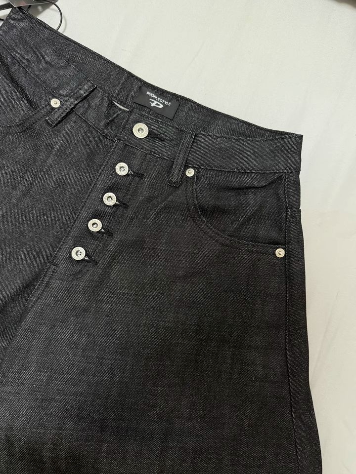 パンツ Peoplesense Black Raw Denim パンツ Peoplesense Black Raw Denim Peoplesense Black Raw Denim