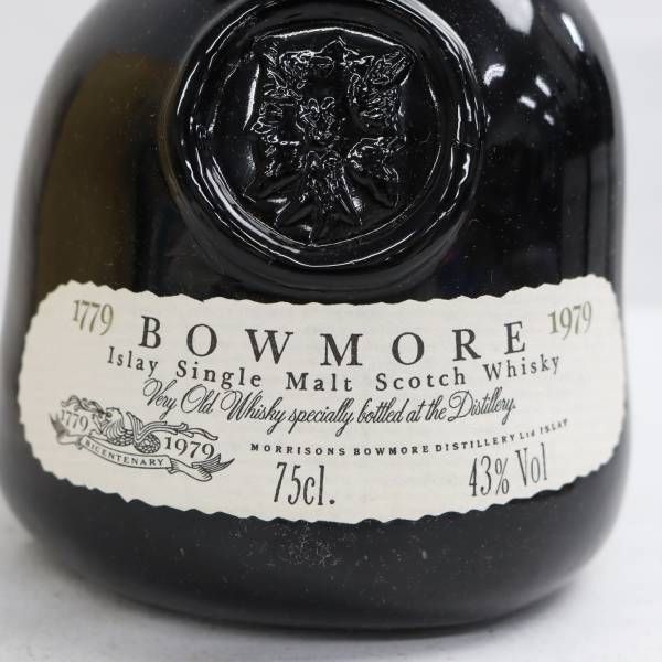 BOWMORE（ボウモア）バイセンテナリー 200周年 1779-1979 43％ 750ml ...