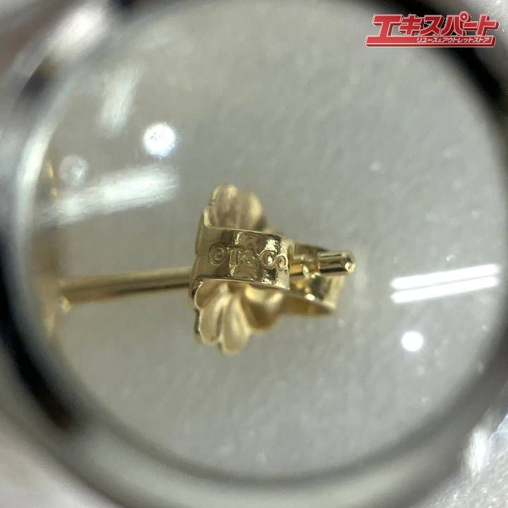 TIFFANY & CO. ティファニー T スマイル ピアス K18 AU750 ゴールド