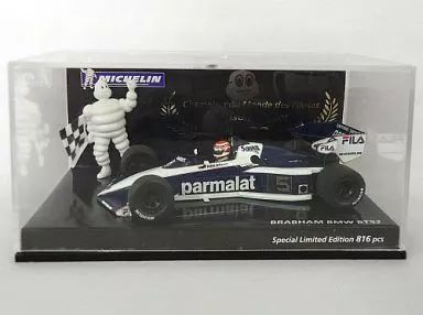 【大人気，定番】 【中古】ミニカー 1/43 BRABHAM BMW BT52 1983 parmalat #5(ホワイト×ネイビー) ミシュラン別注モデル その他