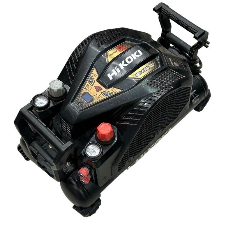HIKOKI ハイコーキ 高圧エアコンプレッサ EC1445H3 ブラック 本体のみ 通電 済み 釘打ち機 52505R11