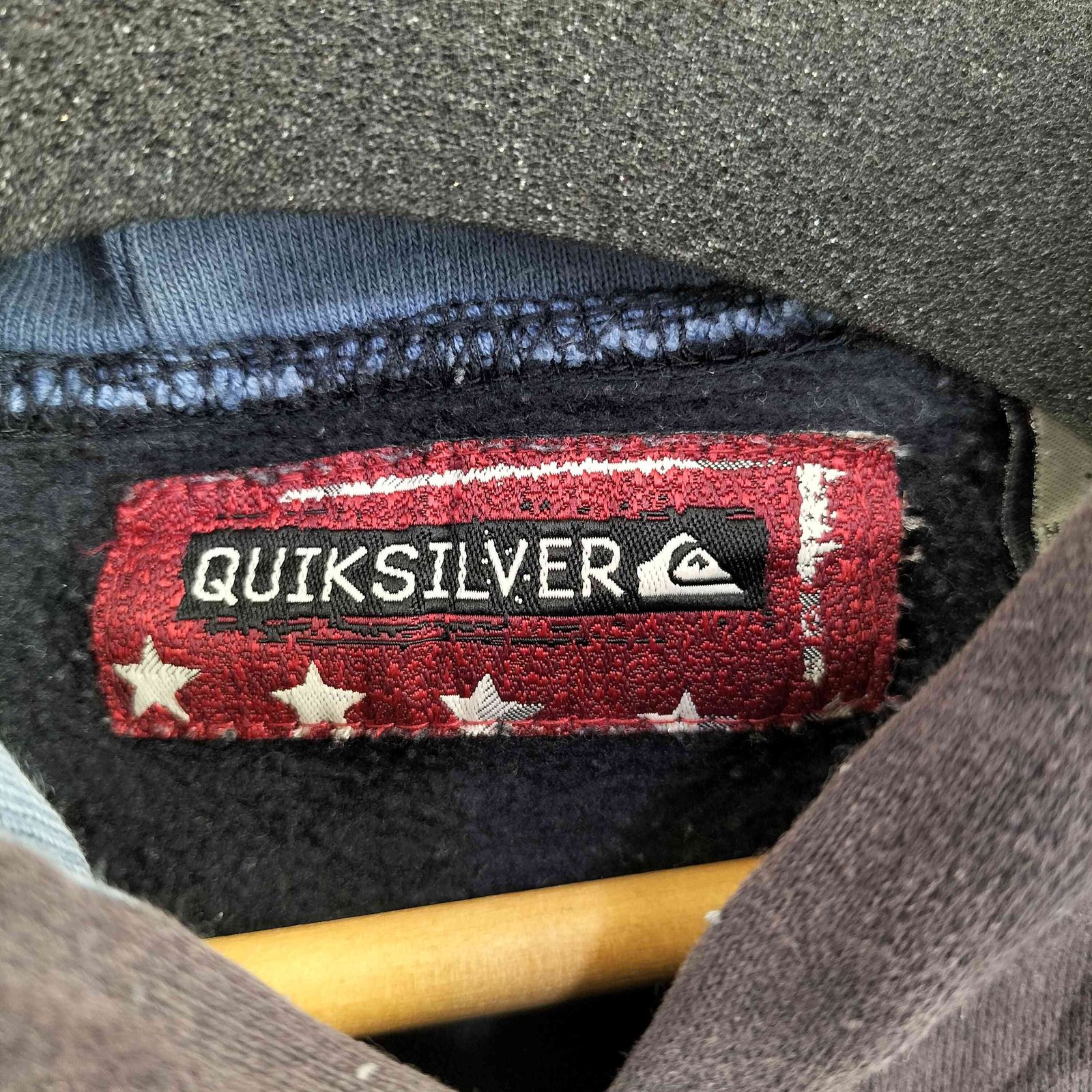 クイックシルバー Quiksilver 90-00s ロゴパッチデザイン バイカラー 