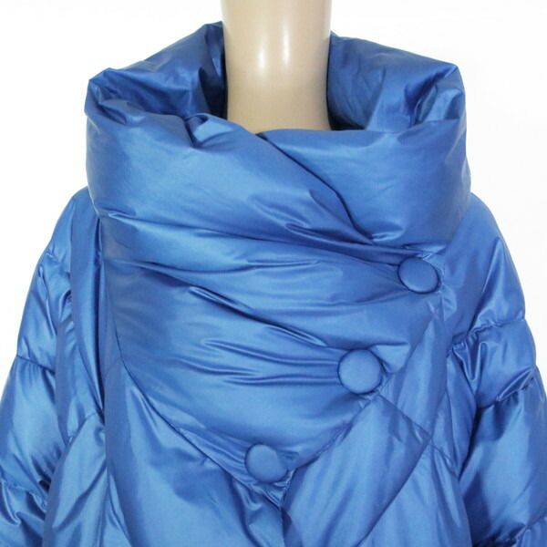 80%OFF 訳あり ノーシークレッツ SNOW SECRET コート 42 ECO155 M Lサイズ ブルー レディース ダウンコート アウター オーバーサイズ 中綿入り NICORILABO_COM