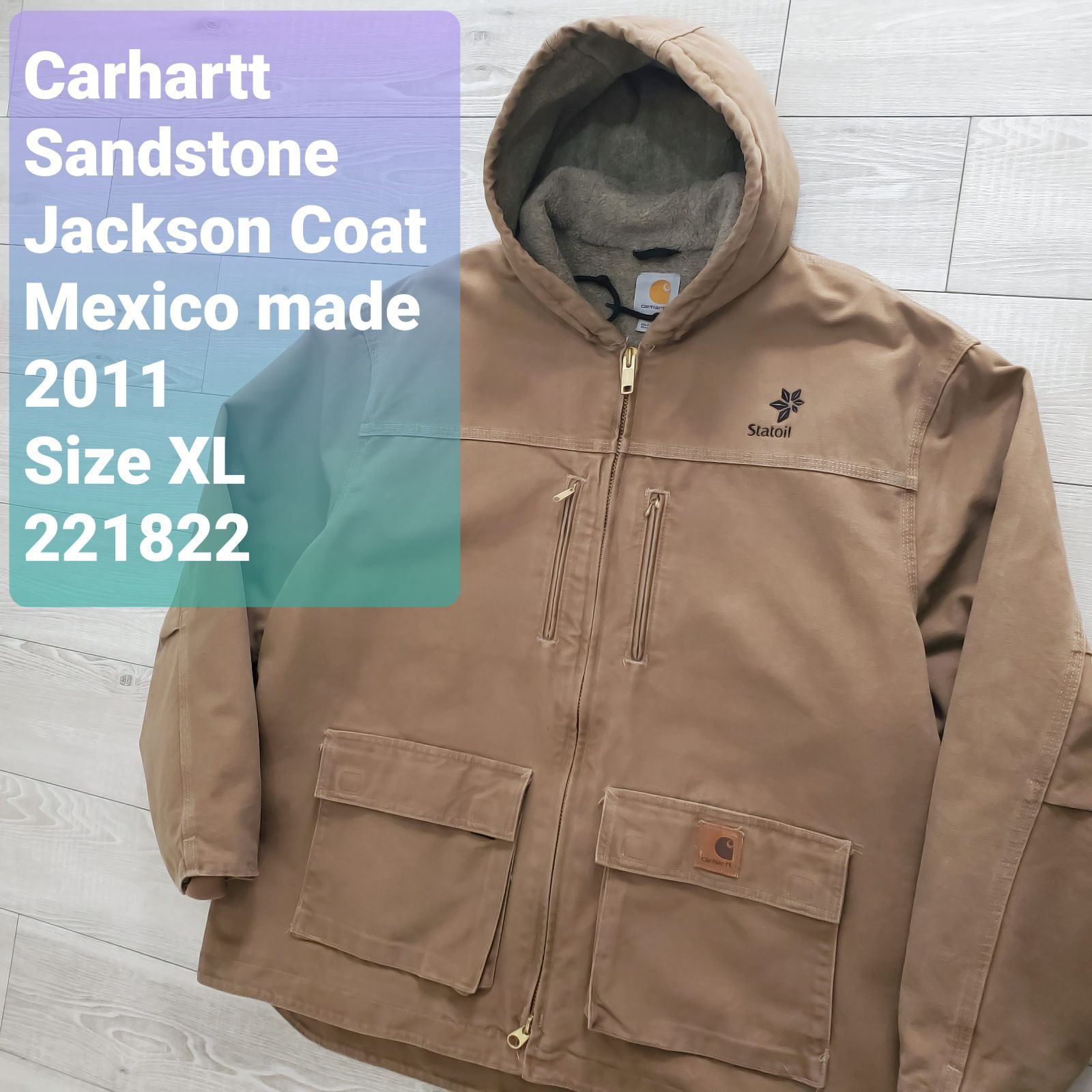 Carharttカーハート□極美品 2011年 メキシコ製 廃版 12oz Sandstone  