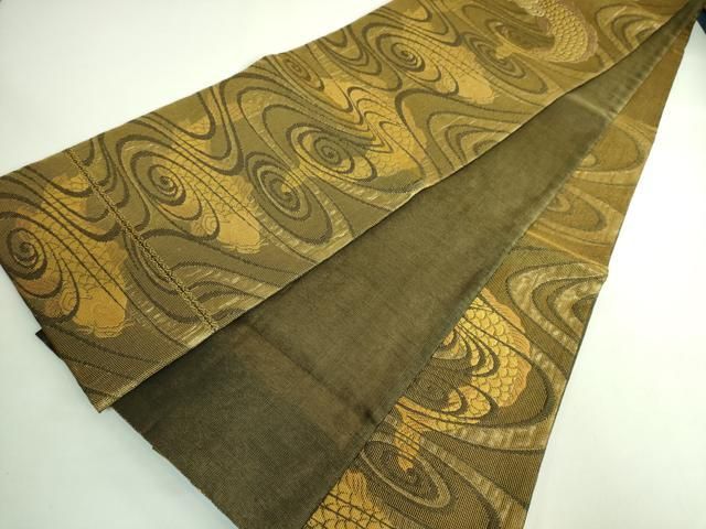 平和屋本店□極上 創業280年 誉田屋源兵衛 六通柄袋帯 田村