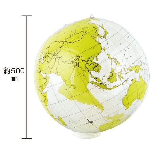 白地図ビッグボール５０ｃｍｼﾛﾋﾞｯｸﾎﾞ-ﾙ 全教図