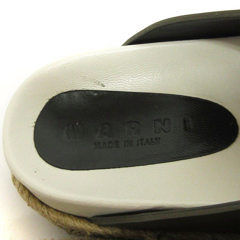 MARNI フスベット　クロスストラップ サンダル 36 楽天市場】MARNI マルニ 靴 クロスストラップサンダル FUSSBETT