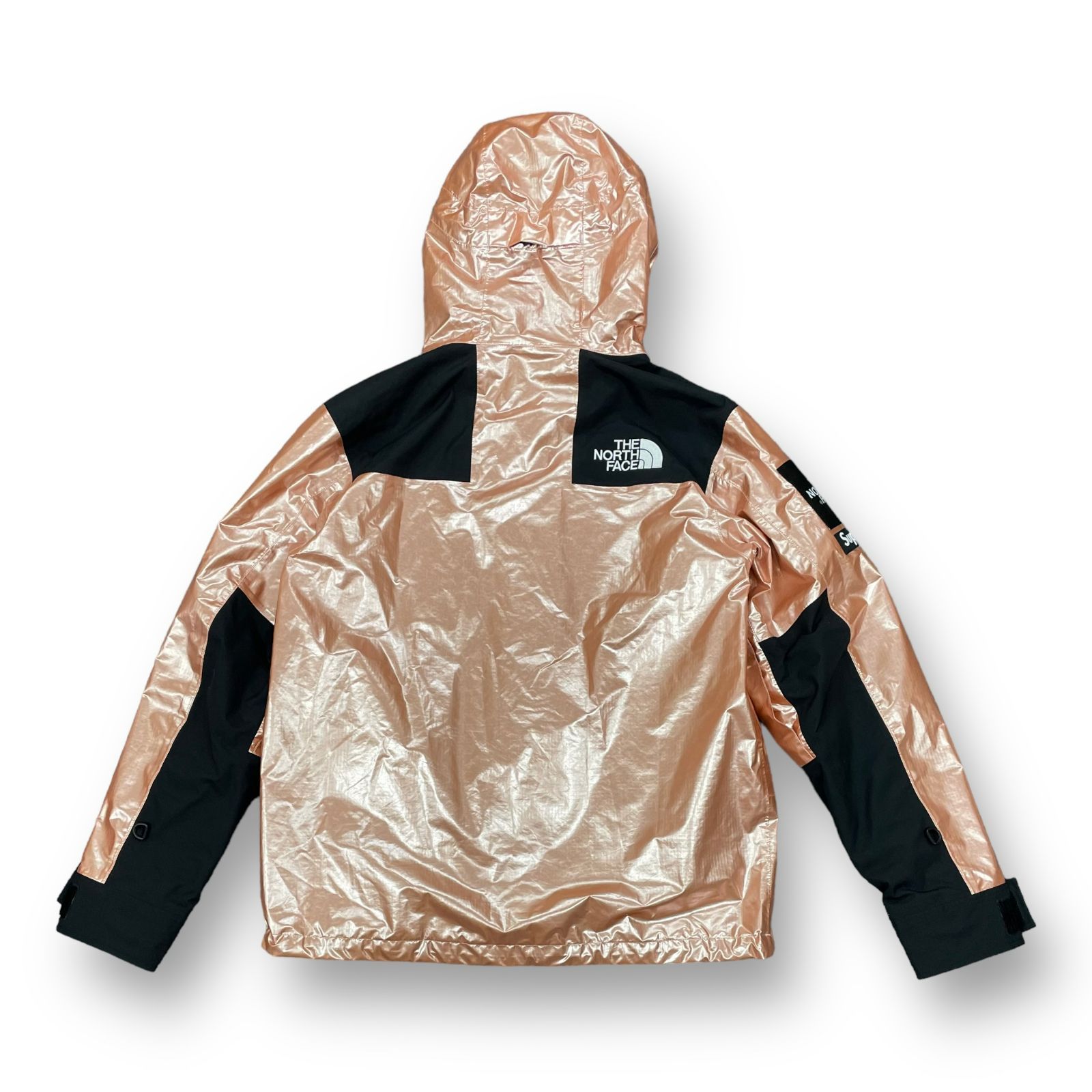 国内正規 THE NORTH FACE SUPREME 18SS METALLIC MOUNTAIN JACKET コラボ メタリック  マウンテンパーカー ジャケット パーカー シュプリーム ノースフェイス NP11801I ピンクゴールド系 S