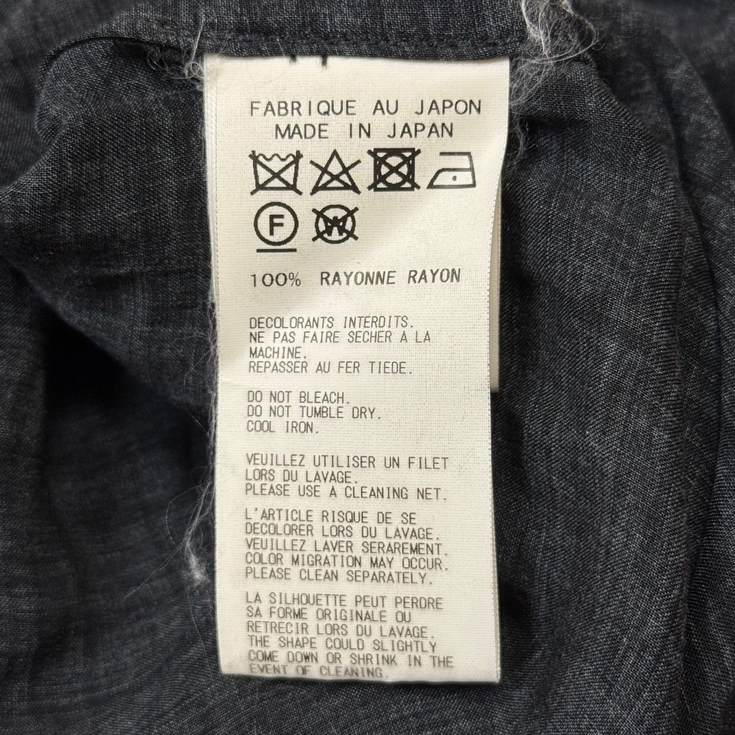 参考上代160600円 Yohji Yamamoto POUR HOMME 19SS 全部やって死ね 