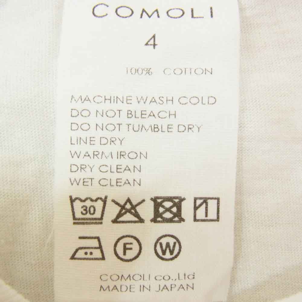 comoli 25ss サープラス長袖Tシャツ サイズ4 COMOLI サープラス 長袖T