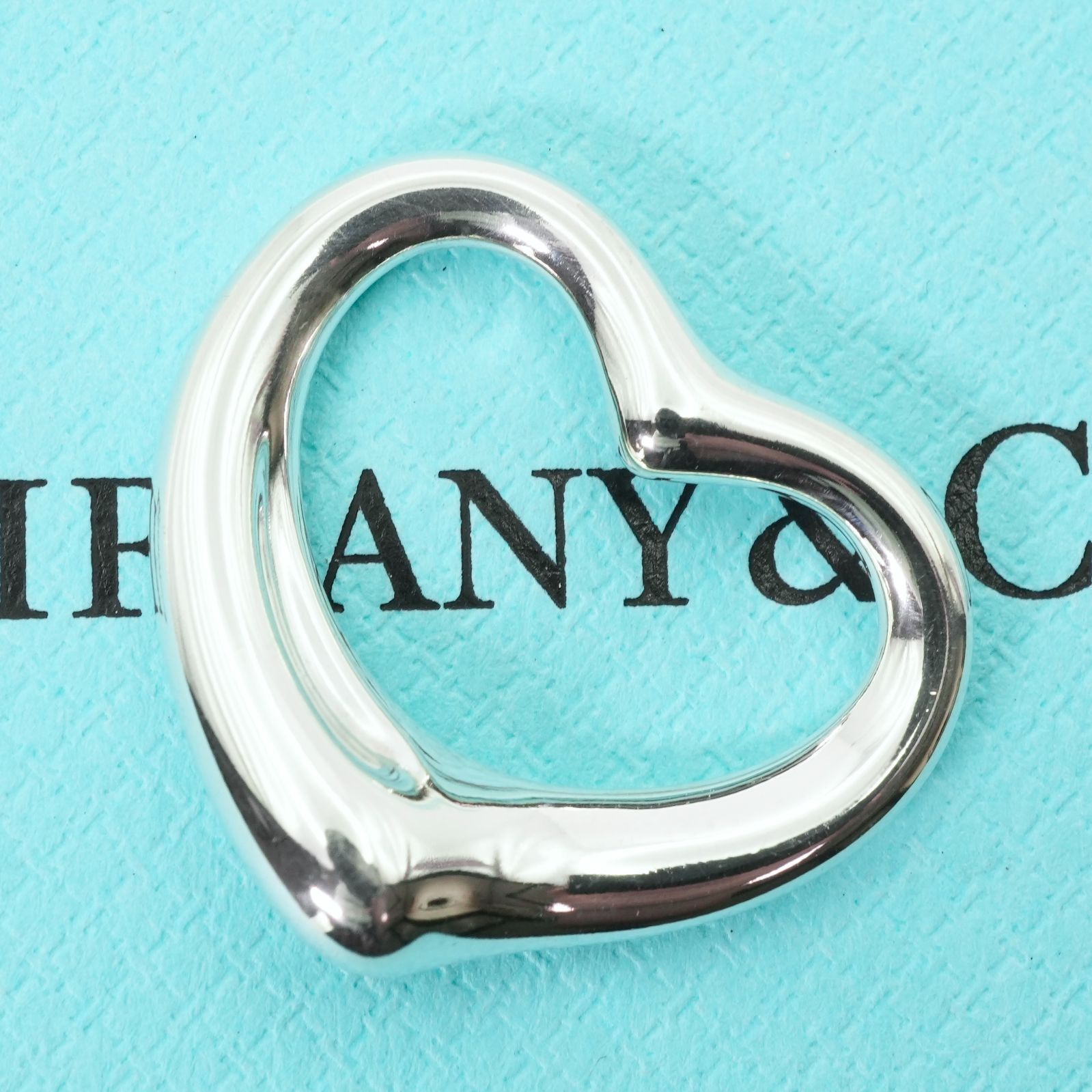 お値下げ❗極美品✨　TIFFANY 　ティファニー 　オープンハート 極美品 22mm ティファニー オープンハート ペンダントトップ/25