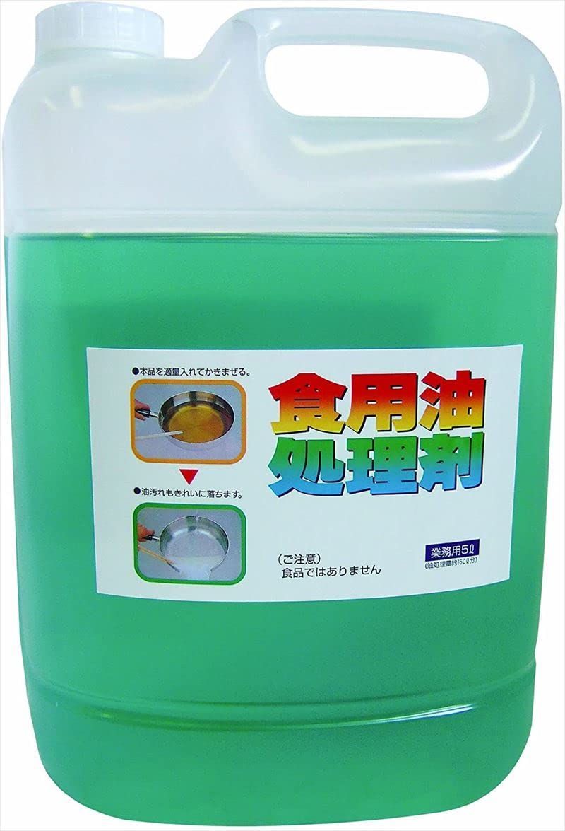 新着商品 大容量 UYEKI ウエキ 油コックさん 油処理剤 油汚れの洗浄に 業務用 カンタン混ぜるだけ 5L 油処理量 約150L分