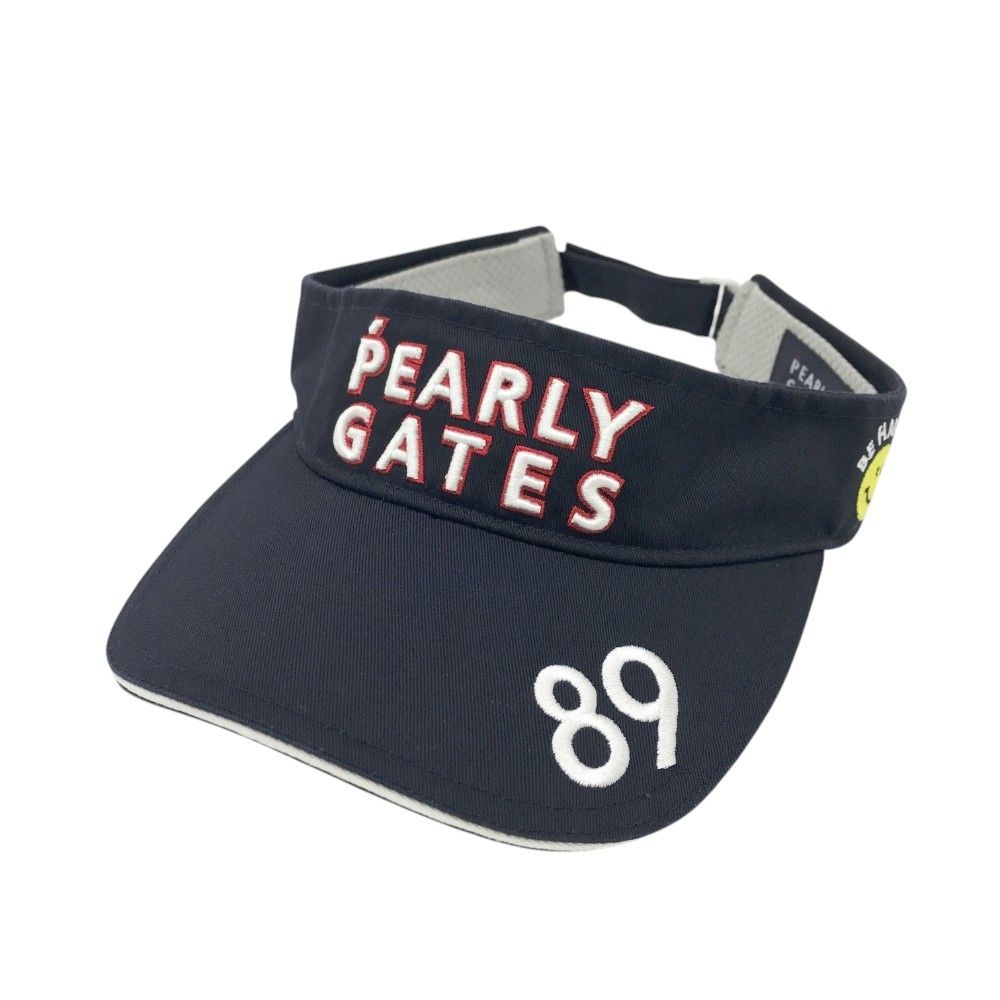 PEARLY GATES パーリーゲイツ サンバイザー ネイビー系 FR