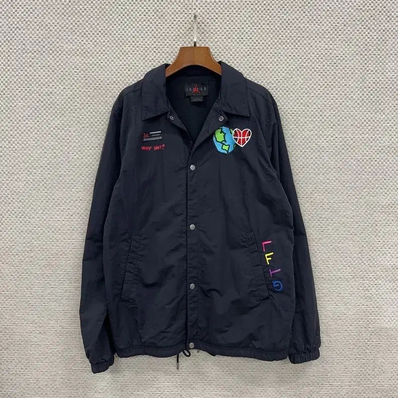 【雷市場（ポンジャン）商品韓国直送】 Nike(ナイキ） ジョーダン LFTG 刺しゅうポイント ウインドブレーカー COACH(コーチ) ジャケット 95 C01021