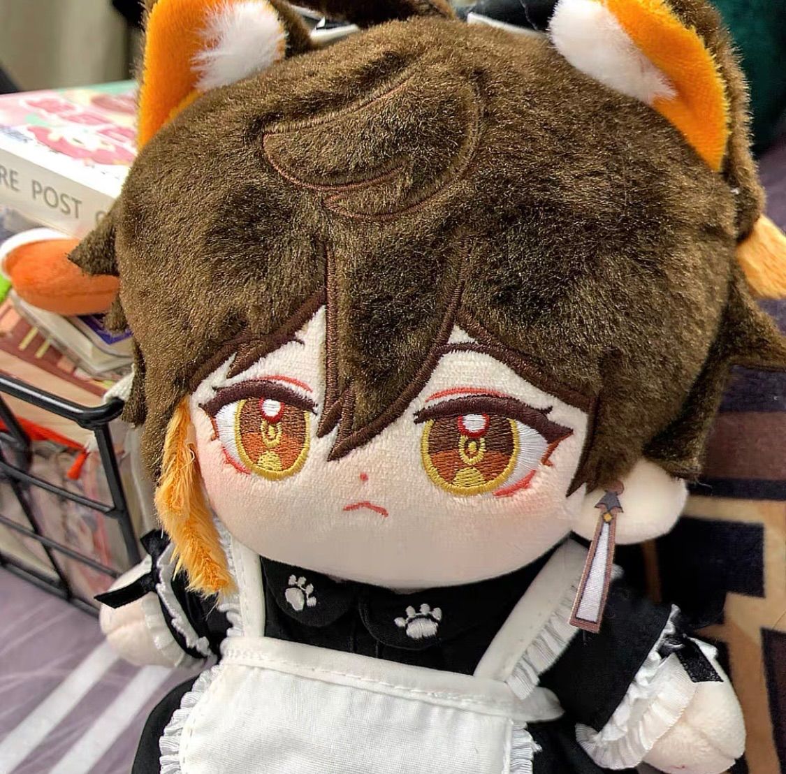☆原神 鍾離 20cm着せ替えぬいぐるみ(メイド服) 本体+衣装セット ☆原神 鍾離 20cm着せ替えぬいぐるみ(メイド服) 本体+衣装セット