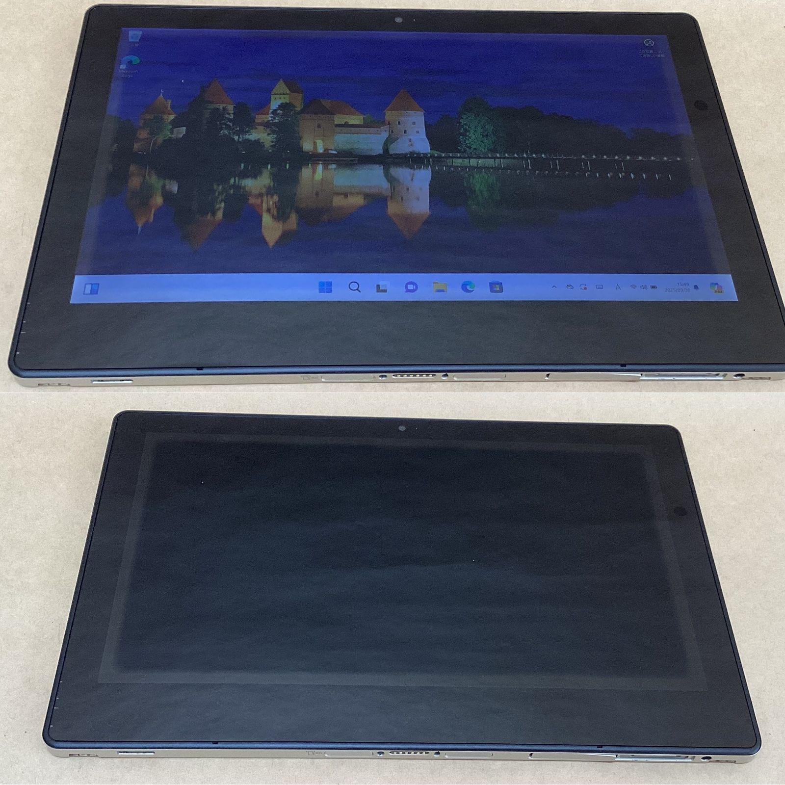 NEC タブレット VKT12S-3 CI5 7Y54 -1.2GHZ 8GB 128GB 12.5インチ WIN11P 無線 BLUETOOTH カメラ スタイラス KB付カバー クレードル カバー 画面焼け有り