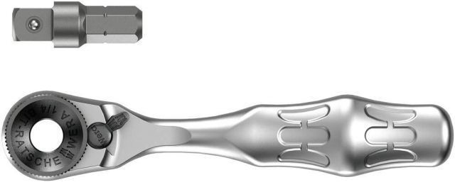 Wera ヴェラ 05073230001 | 8001 A Zyklop ミニ 1 ビットラチェット 1|4” アダプタ付き 2点
