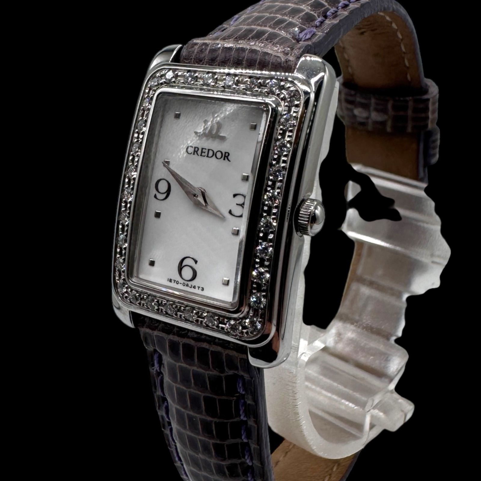 稼働 美品 SEIKO セイコー CREDOR クレドール ダイヤベゼル