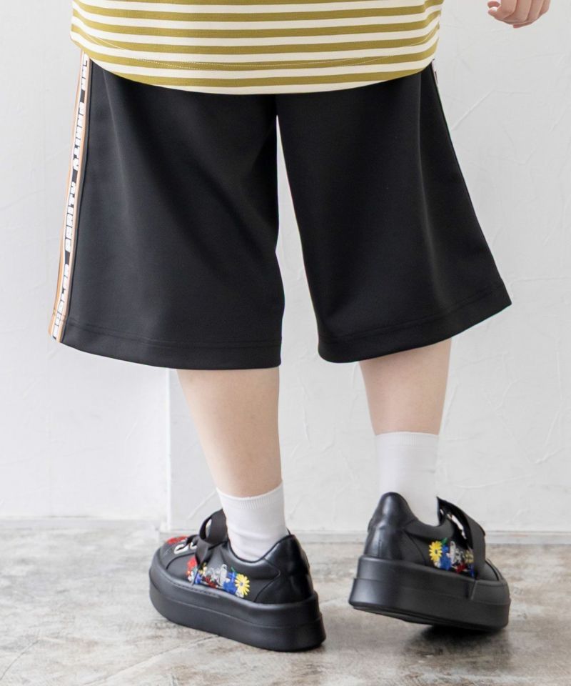 ScoLar Parity（スカラーパリティ）カンフーウサギ刺繍 ジャージハーフ