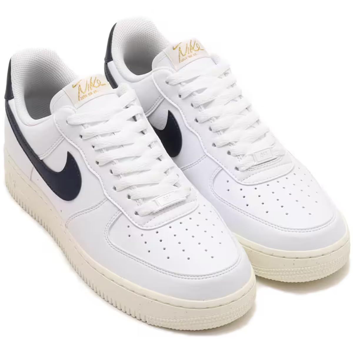 ナイキ エア フォース 1 07 NN W AIR FORCE 1 07 NN ホワイト|ペールアイボリー|メタリックゴールド|オブシディアン FZ6768-100 ホワイト|ペールアイボリー|メタリックゴールド|オブシディアン 24.0 cm